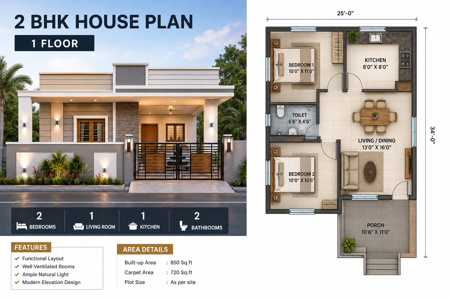 Residential project illustration