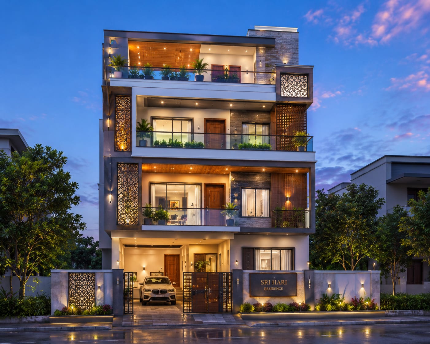 Residential project illustration