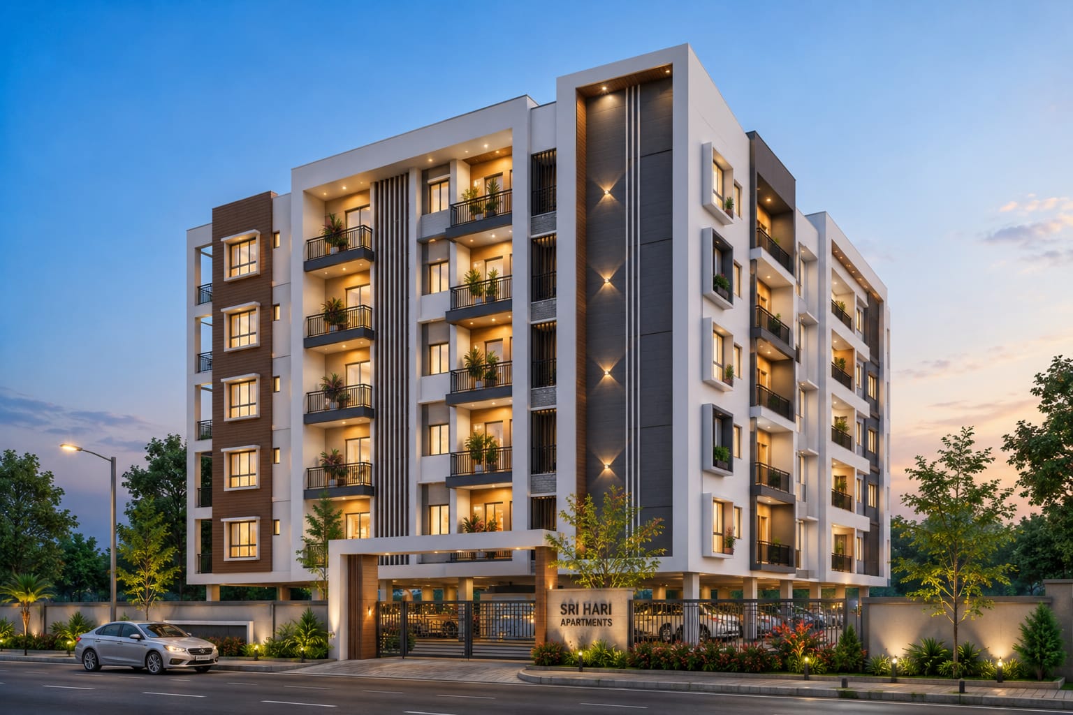 Apartment project illustration