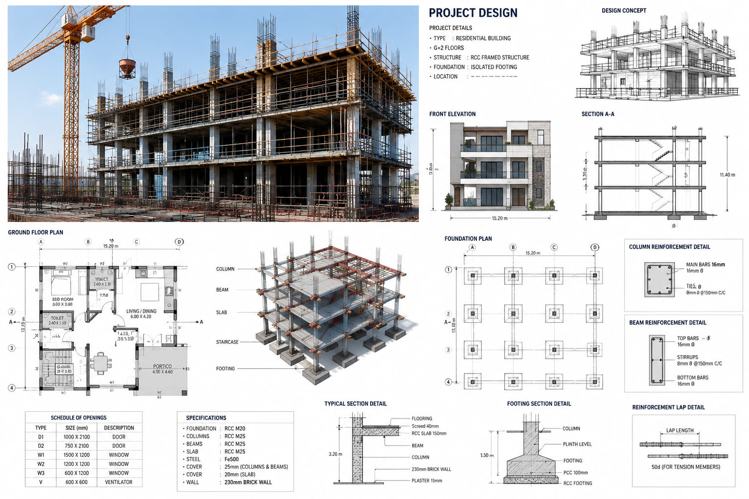Residential project illustration